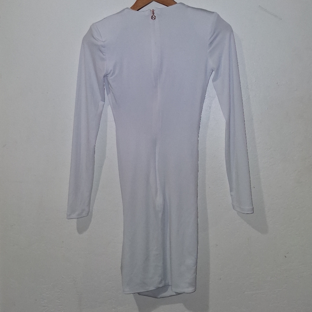 NOOKIE White Temptatiom Long Sleeve Dress - Picture 8 of 10